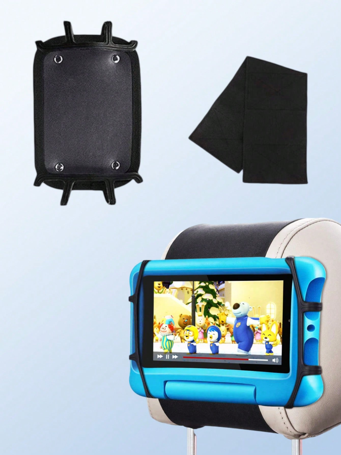 Gaming Console Portable - Car Headrest Tablet Holder – 360°