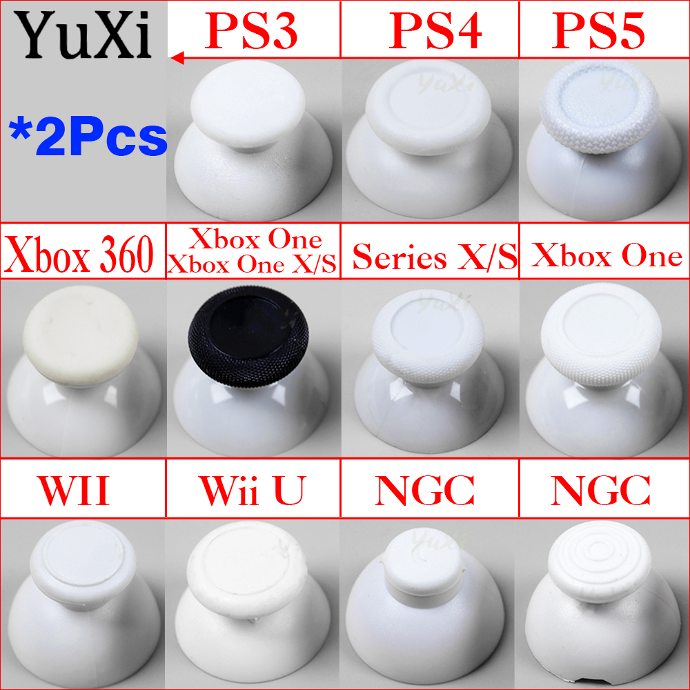 Thumb Grip Joystick - 2Pcs 3D Analog Thumbstick Cap For