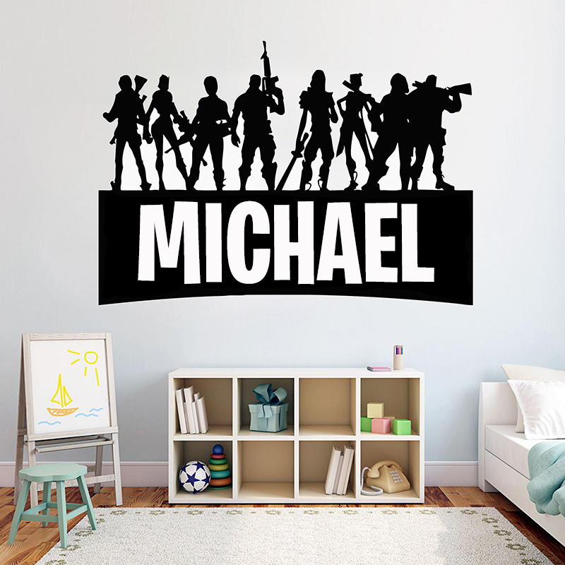 Gaming Console Cabinet - Game Gamer Personalised Name wall Decor