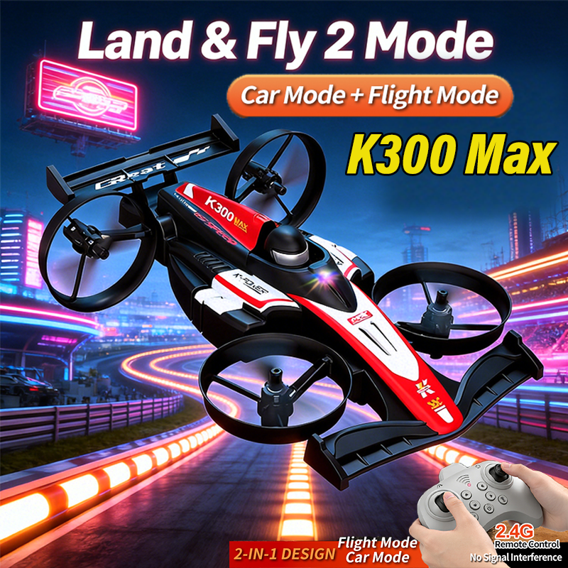Gaming Console Cabinet - Mini RC Flying Car Transformable 2