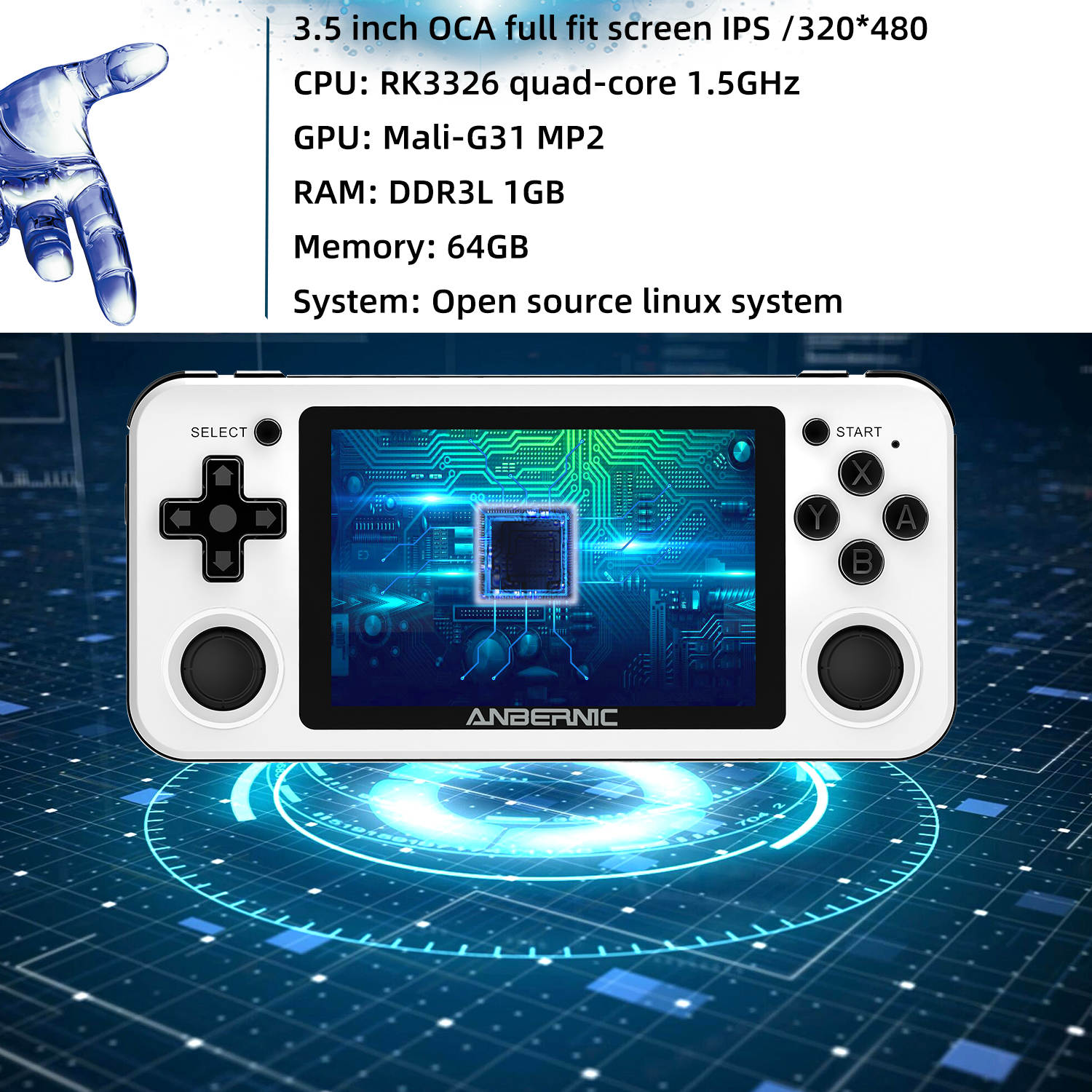 ANBERNIC RG351P Handheld Retro - Gaming Console Ayaneo incelemesi ve fiyatı