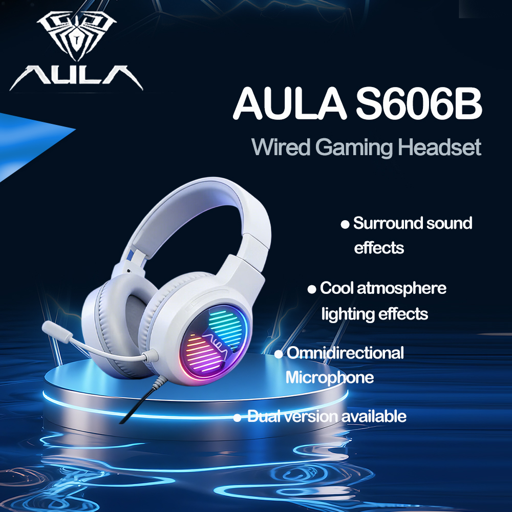 AULA S606B Wired Gaming Headse - Gaming Console Vr Headset incelemesi ve fiyatı