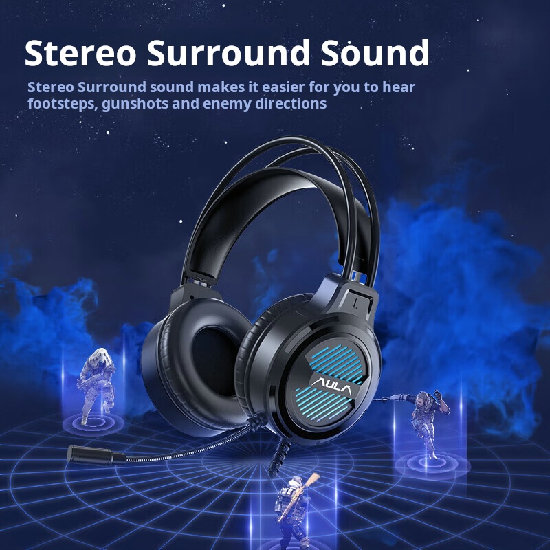 AULA S606B Wired Gaming Headse - Gaming Console Vr Headset incelemesi ve fiyatı