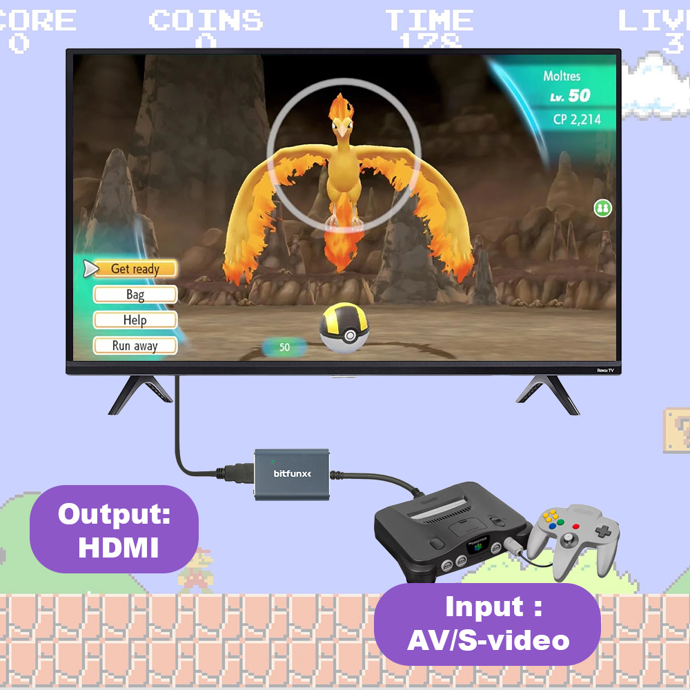 Bitfunx 720P Svideo / AV To HD - Gaming Console All In One incelemesi ve fiyatı