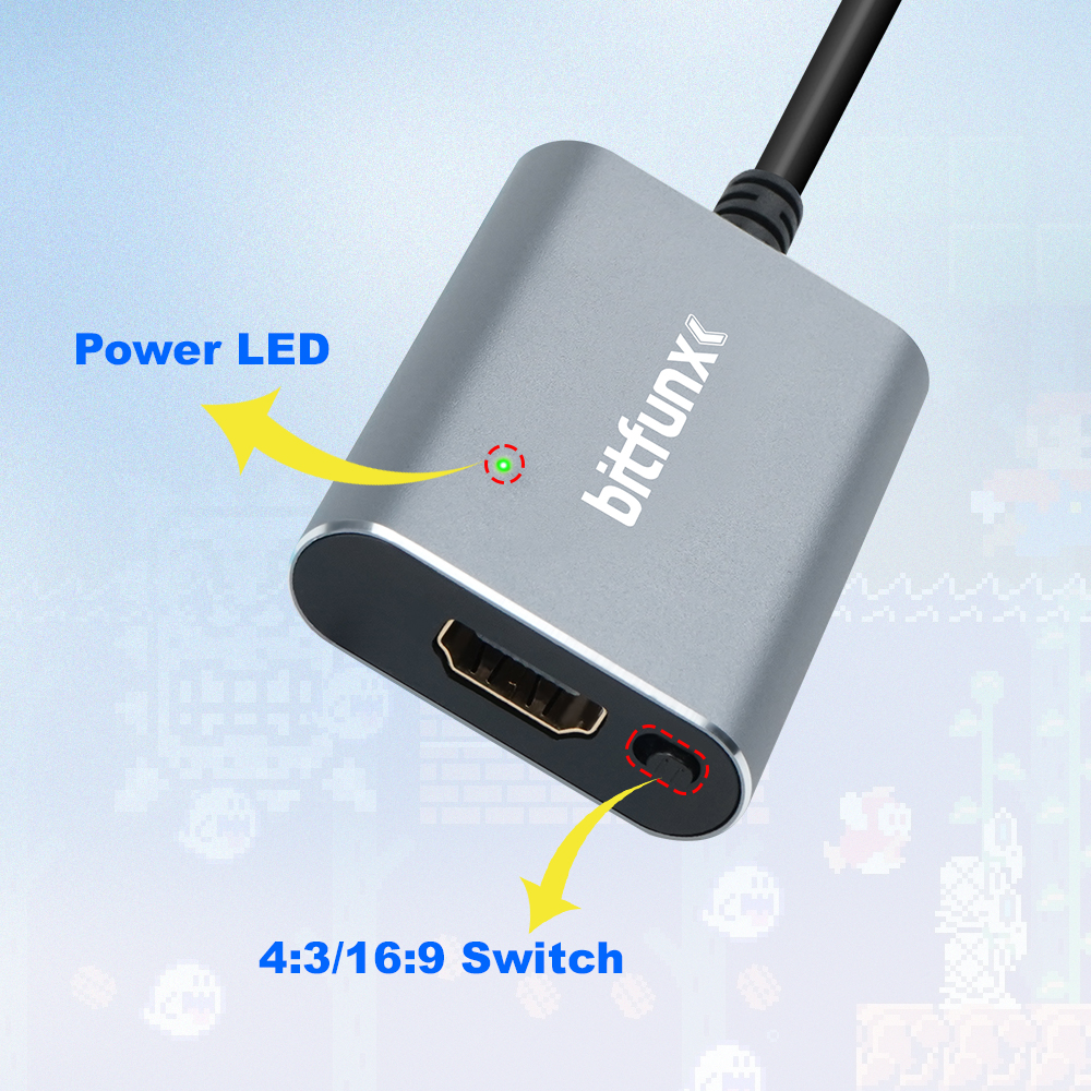 Bitfunx 720P Svideo / AV To HD - Gaming Console All In One incelemesi ve fiyatı