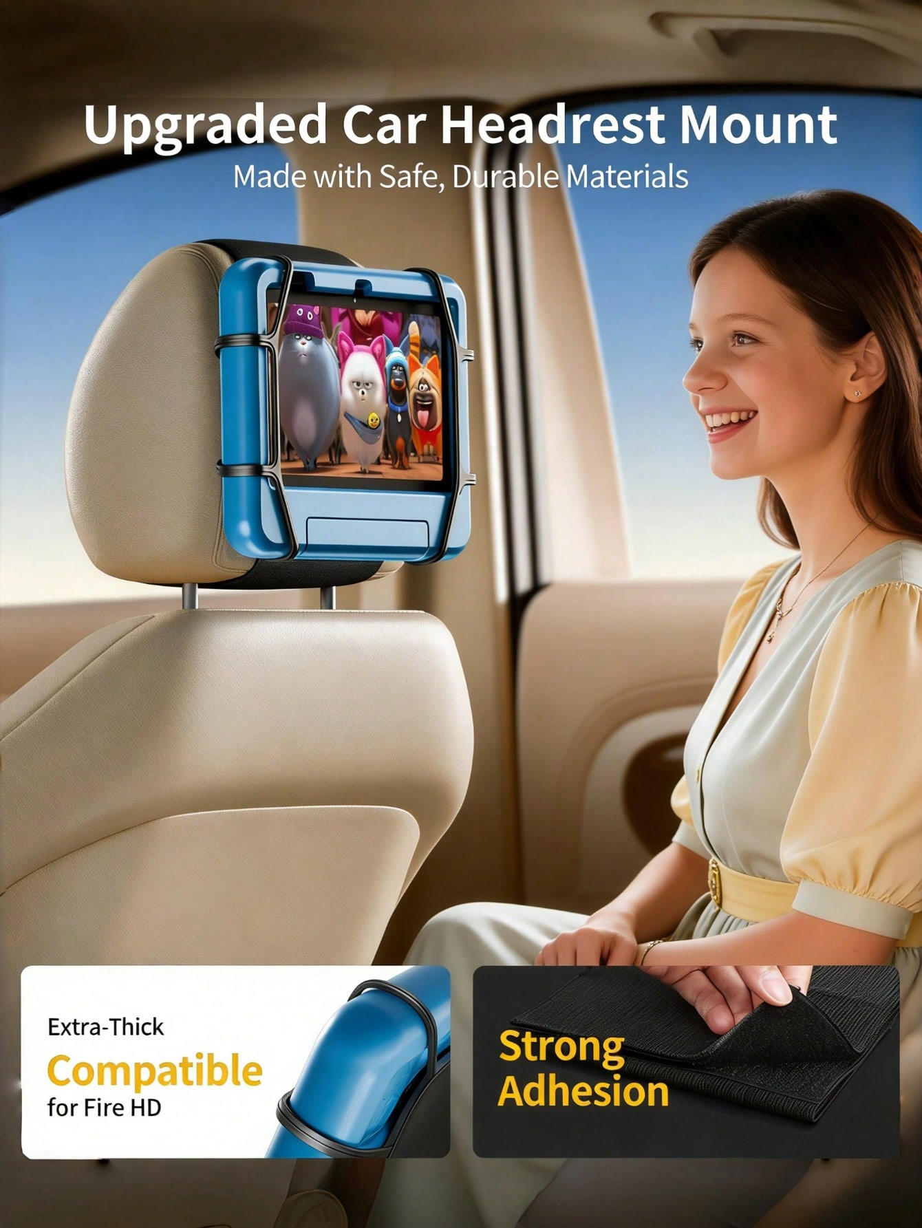 Car Headrest Tablet Holder – 3 - Gaming Console Portable incelemesi ve fiyatı