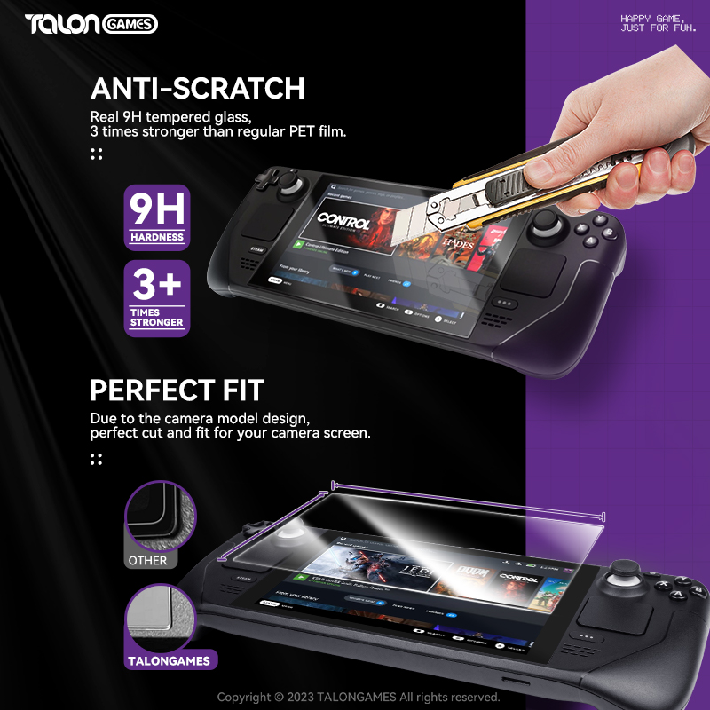 TALONGAMES 2Pcs 0.2mm Anti-Scr - Gaming Console Steam Deck incelemesi ve fiyatı