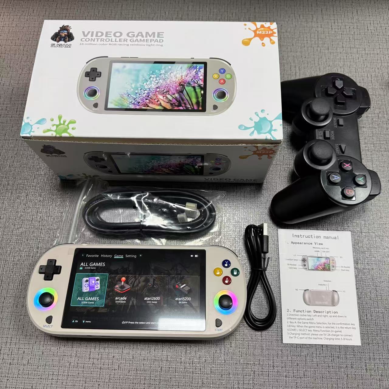 New 128GB M22 Pro Portable Poc - Gaming Console All In One incelemesi ve fiyatı
