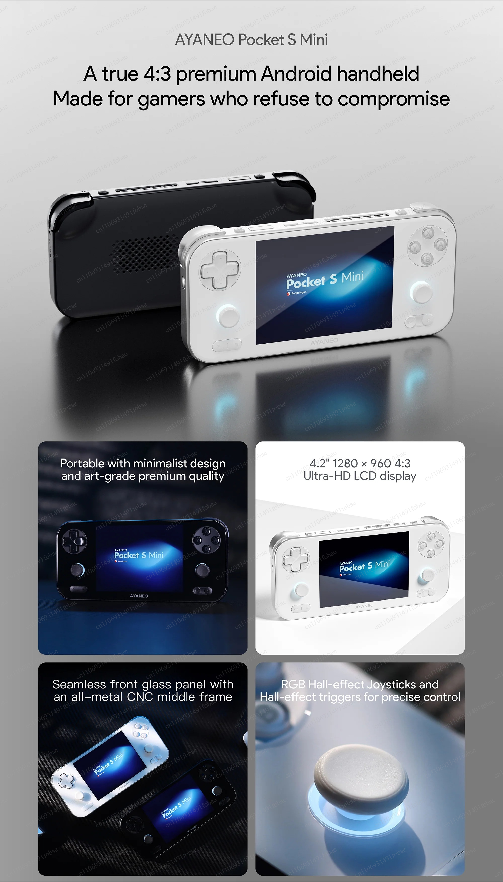 AYANEO Pocket S Mini Retro Han - Gaming Console Ayaneo incelemesi ve fiyatı