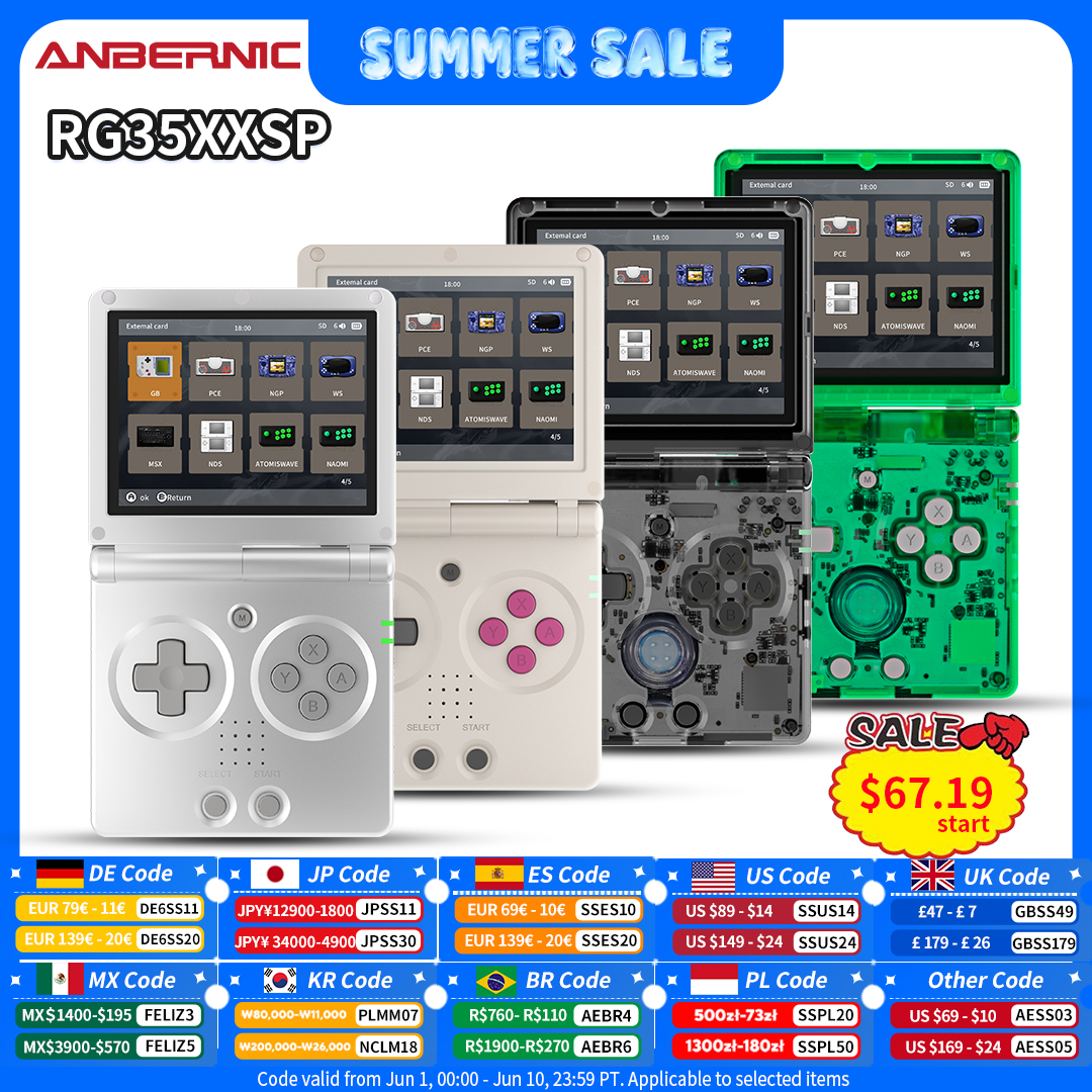 Anbernic RG35XXSP Retro Flip H - Gaming Console All In One incelemesi ve fiyatı