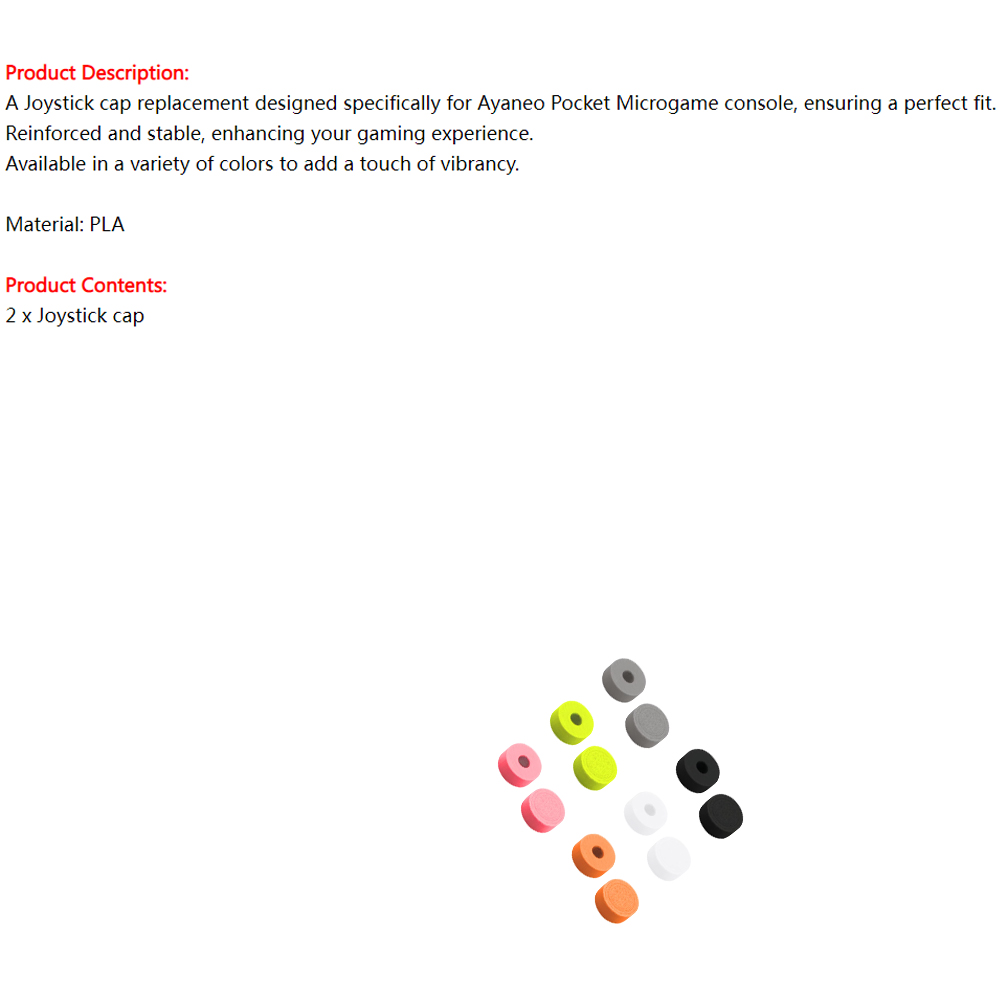 Joystick cap Replacement Parts - Gaming Console Ayaneo incelemesi ve fiyatı