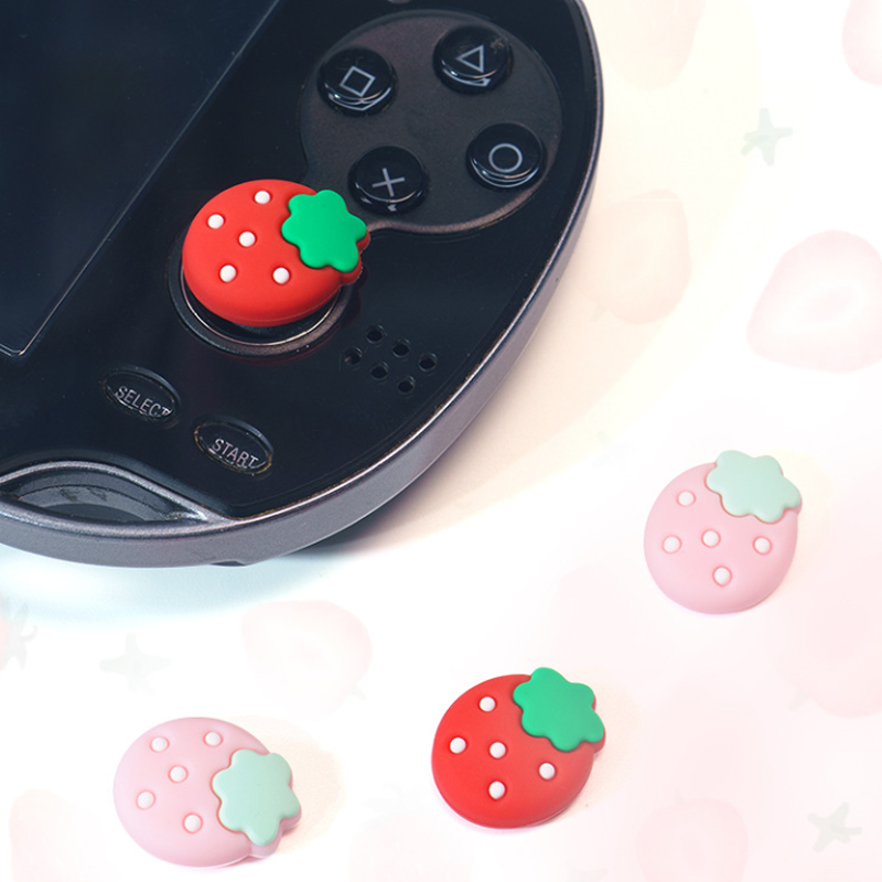 4pcs Strawberry Soft Thumb Sti - Thumb Grip Joystick incelemesi ve fiyatı