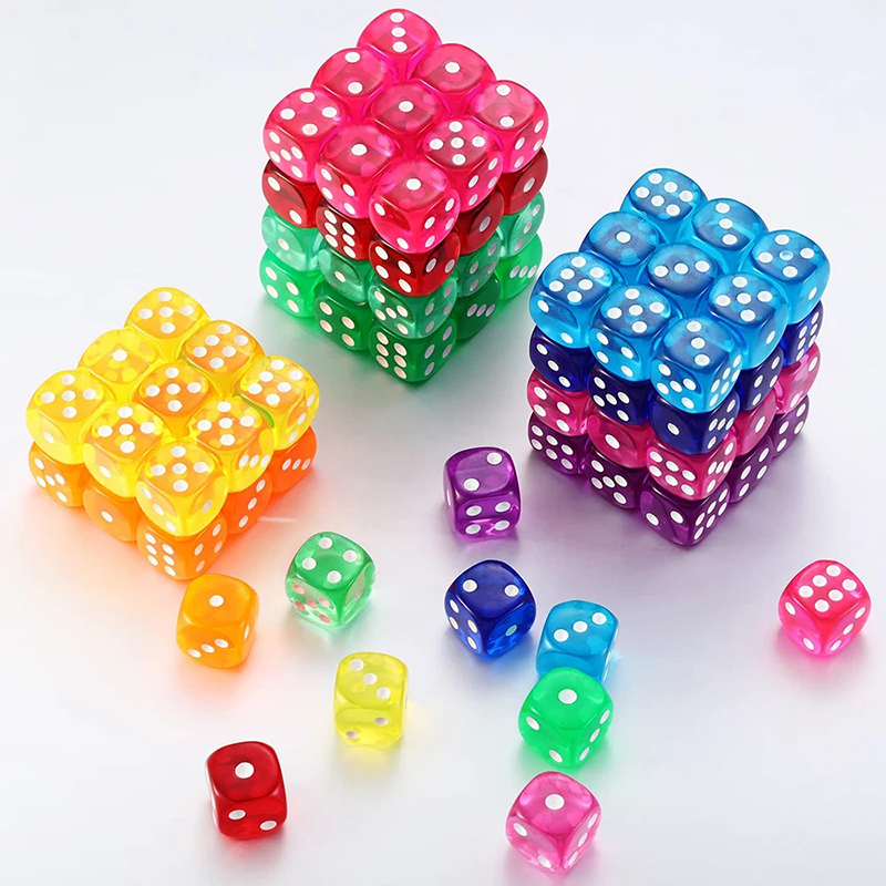 100pcs/Set 6 Sided Dice 14mm D - Gaming Console Cabinet incelemesi ve fiyatı