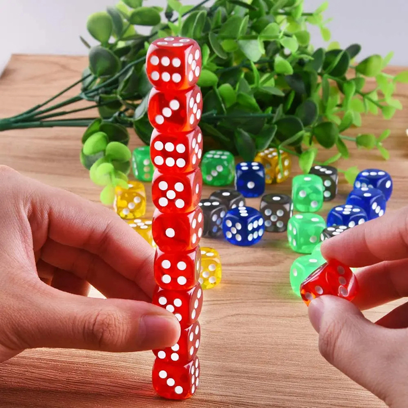 100pcs/Set 6 Sided Dice 14mm D - Gaming Console Cabinet incelemesi ve fiyatı