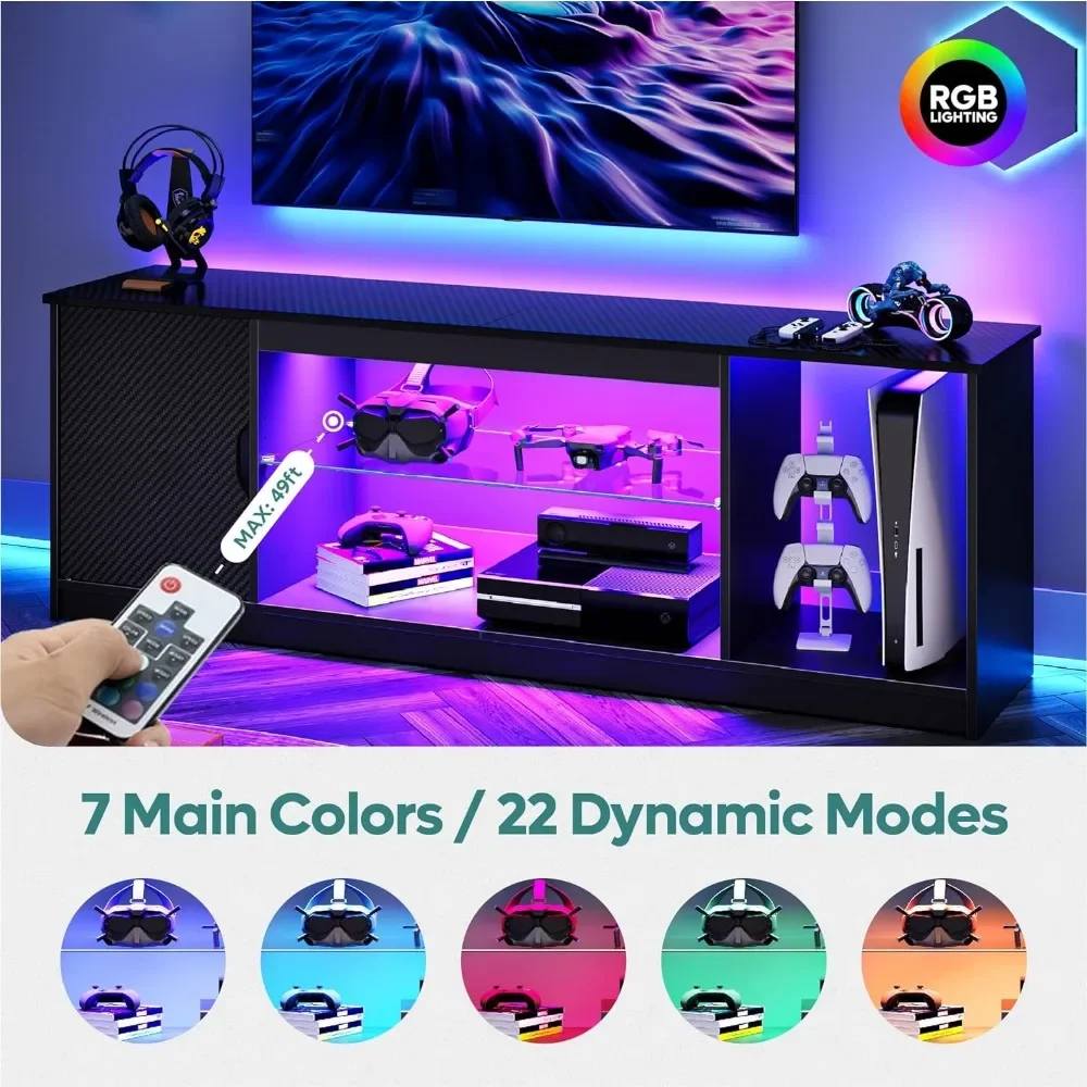 Bestier Led Entertainment Cent - Gaming Console Cabinet incelemesi ve fiyatı