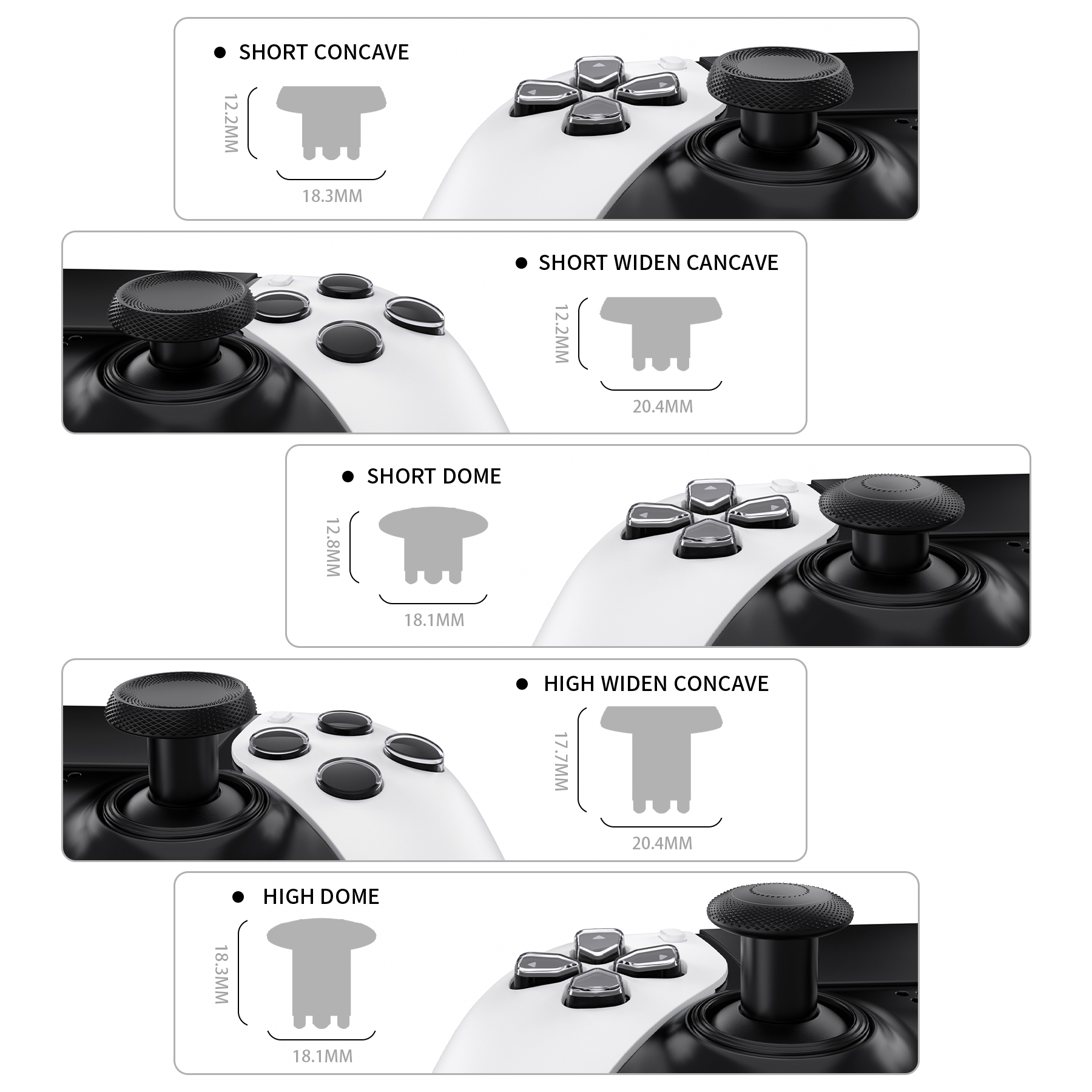eXtremeRate ThumbsGear Interch - Thumb Grip Joystick incelemesi ve fiyatı