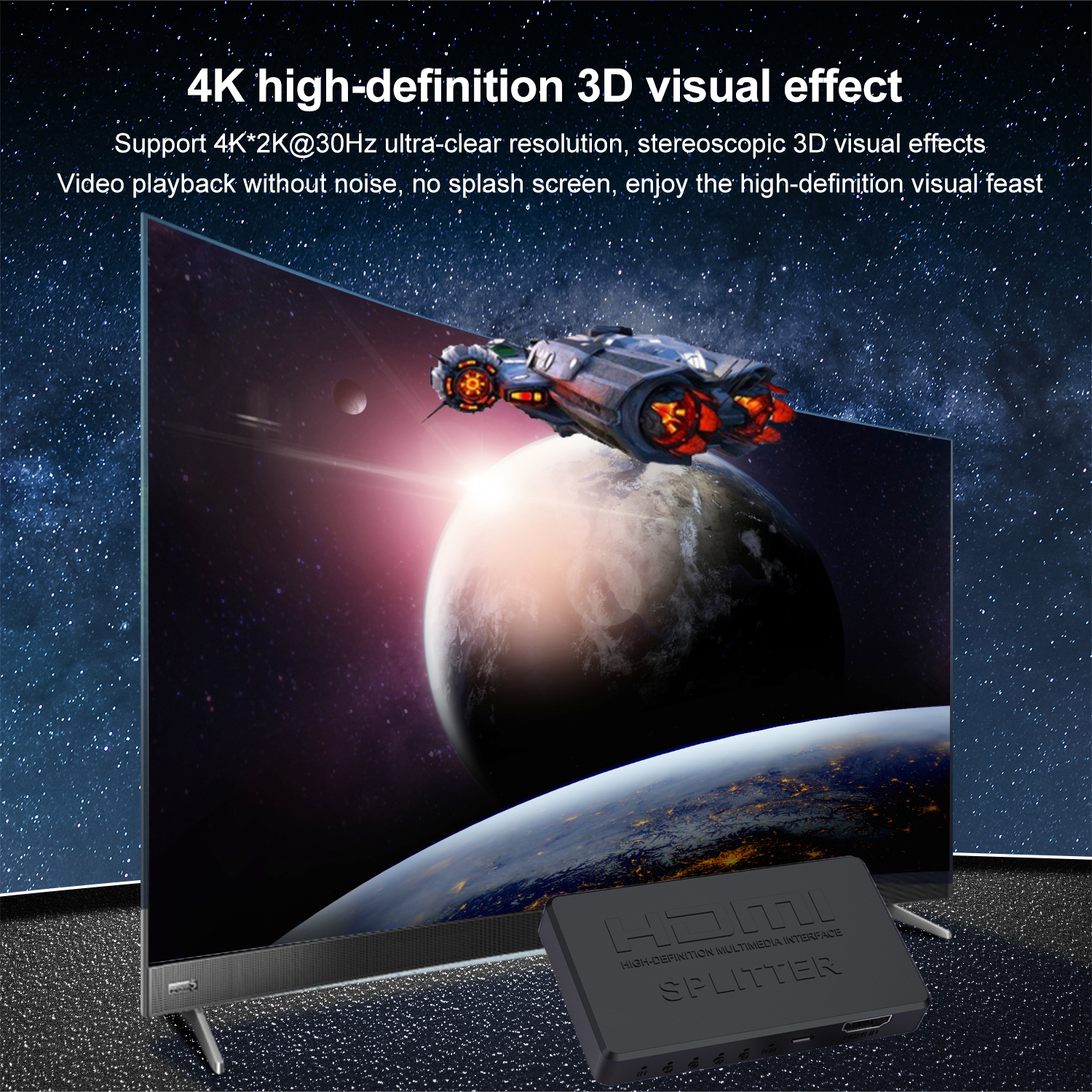 4K 2K HDMI Splitter 1 in 4 out - Gaming Console Bundle incelemesi ve fiyatı
