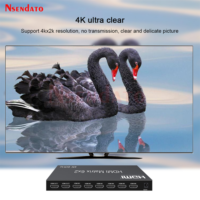 6x2 HDMI Matrix Switch 4k 60hz - Gaming Console Bundle incelemesi ve fiyatı
