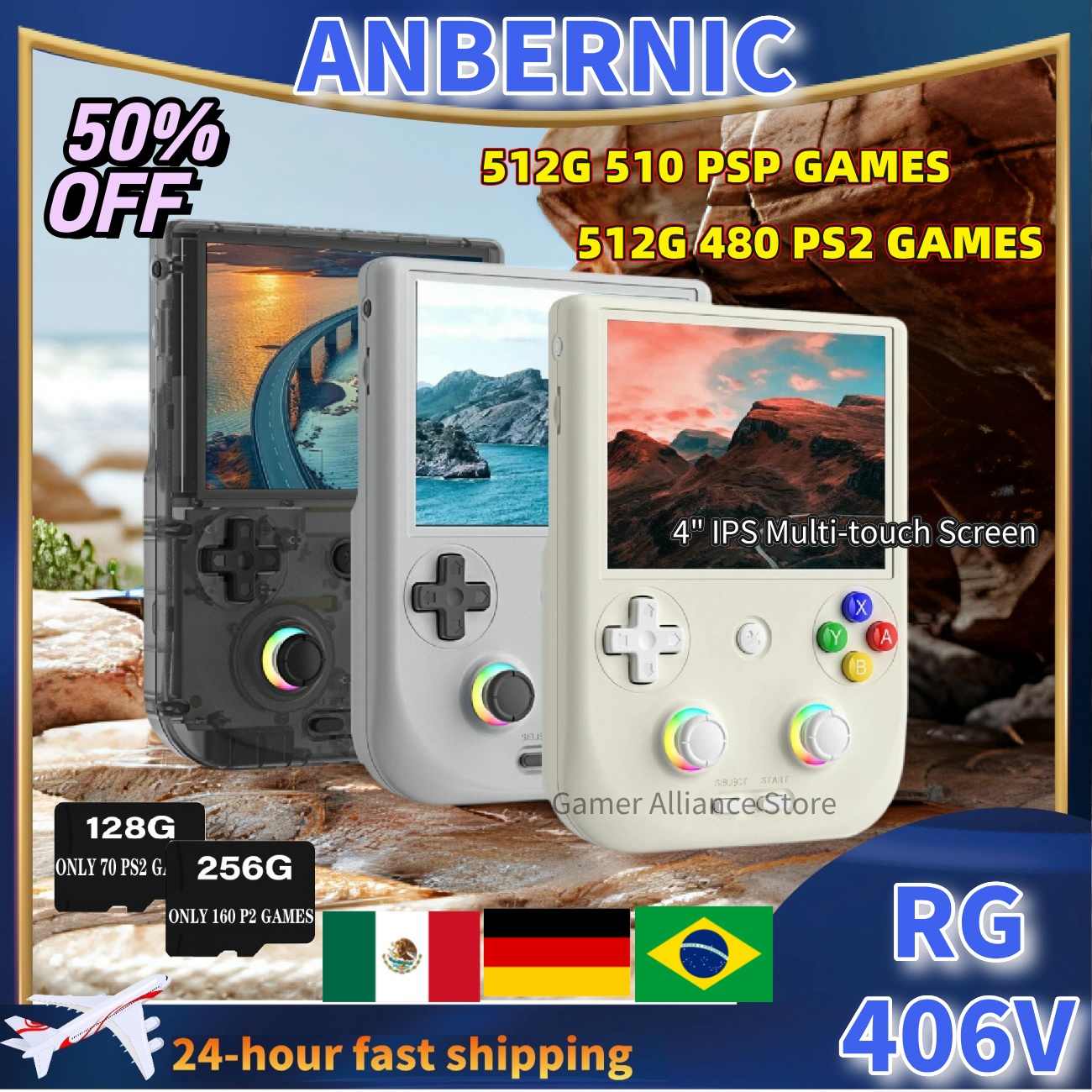 ANBERNIC RG406V RG 406V Retro  - Gaming Console All In One incelemesi ve fiyatı