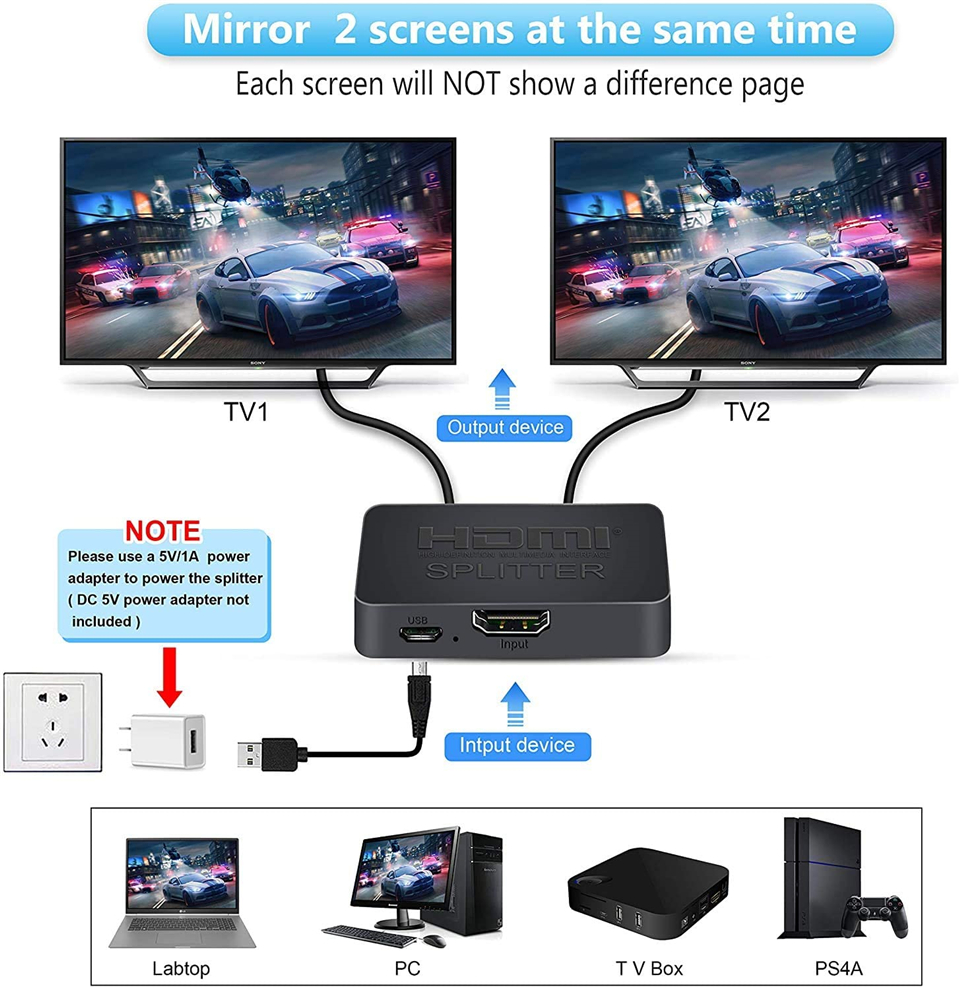 2023 Best 4K HDMI Splitter 1x2 - Gaming Console Bundle incelemesi ve fiyatı