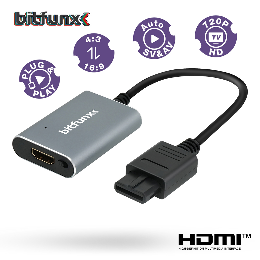 Bitfunx 720P HDMI™ Adapter S-v - Gaming Console All In One incelemesi ve fiyatı