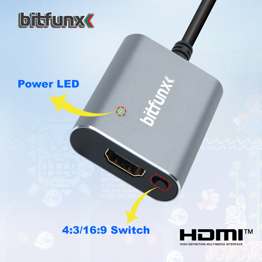 Bitfunx 720P HDMI™ Adapter S-v - Gaming Console All In One incelemesi ve fiyatı