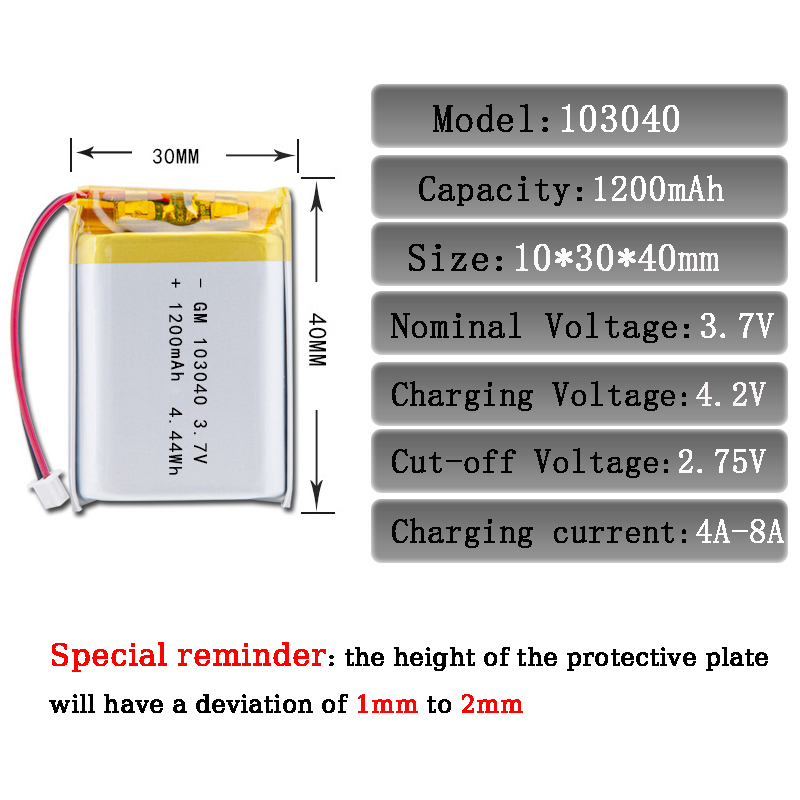 3.7V 1200mAh 103040 Lithium Po - Gaming Console Bundle incelemesi ve fiyatı