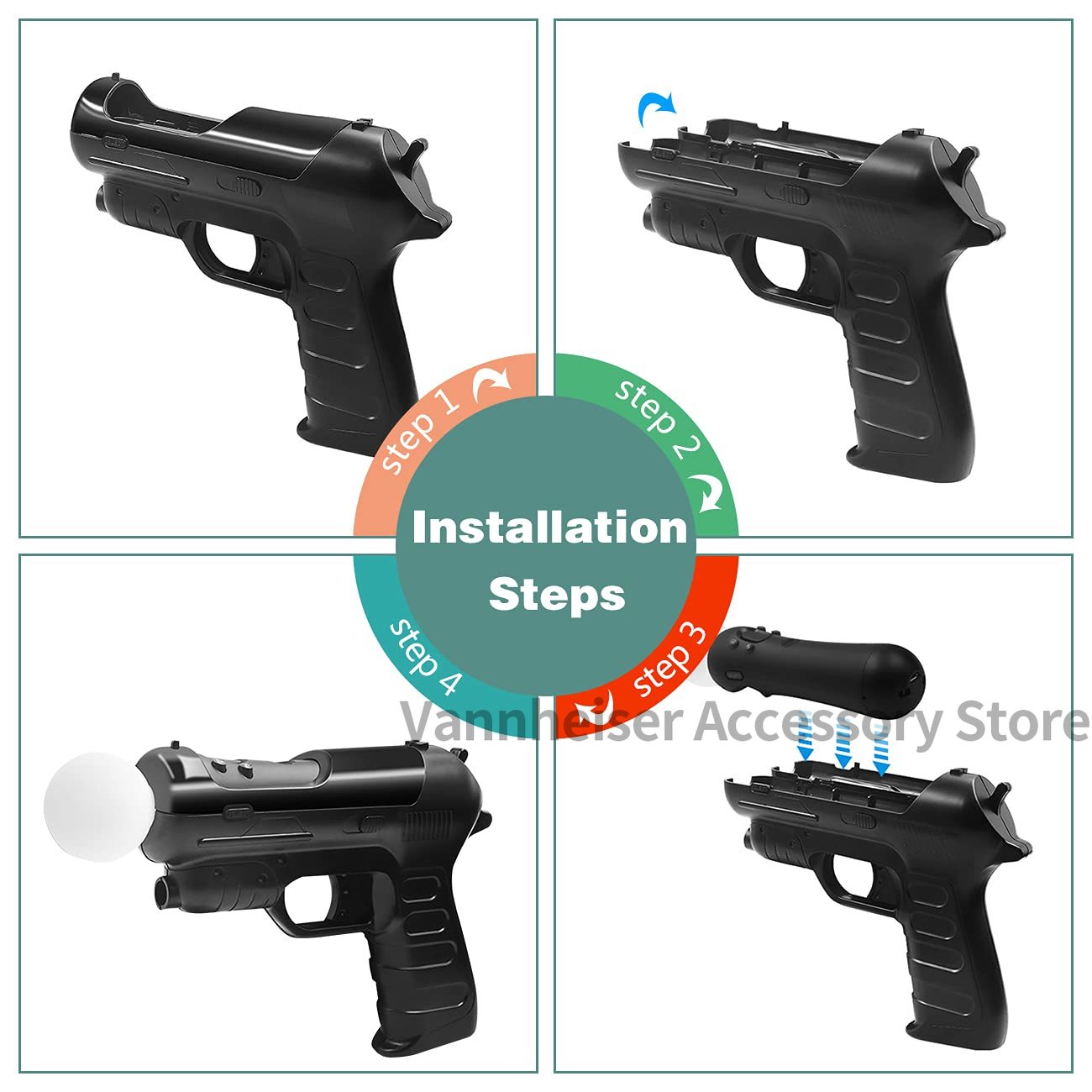 2PCS Somatosensory Handle Gun- - Gaming Console In Tv incelemesi ve fiyatı